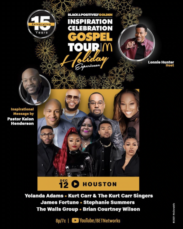 The McDonald’s Inspiration Celebration® Gospel Tour Special Holiday