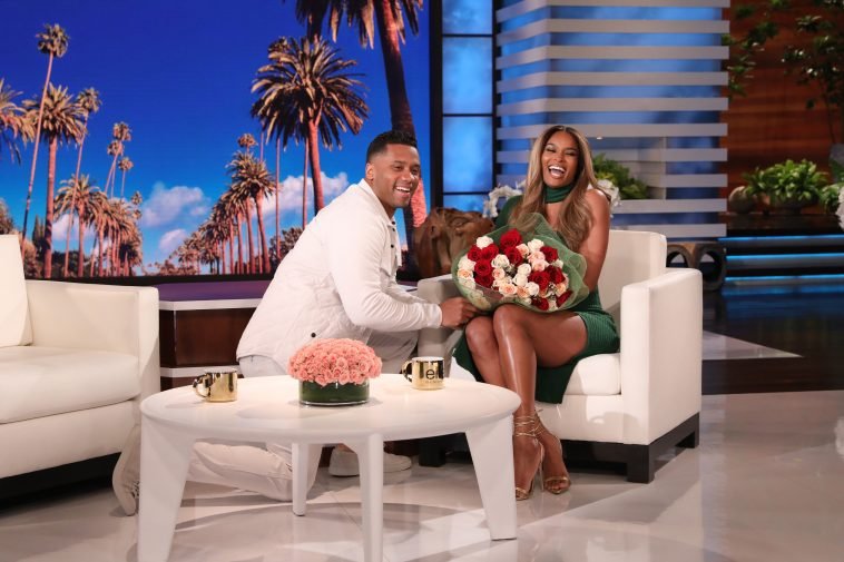 Ciara and Husband Russell Wilson on the Ellen Show