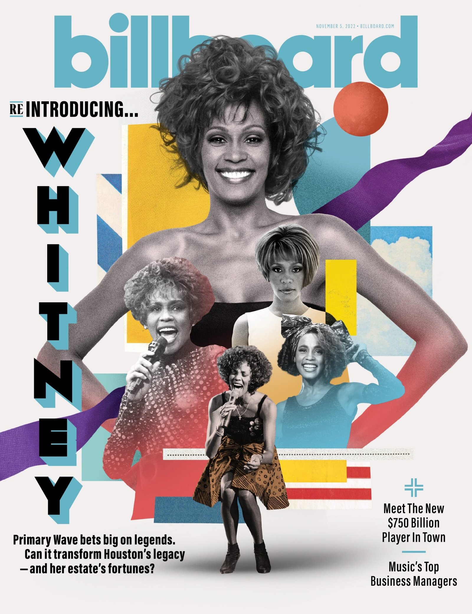 Whitney Houston covers Billboard Magazine Digital Issue