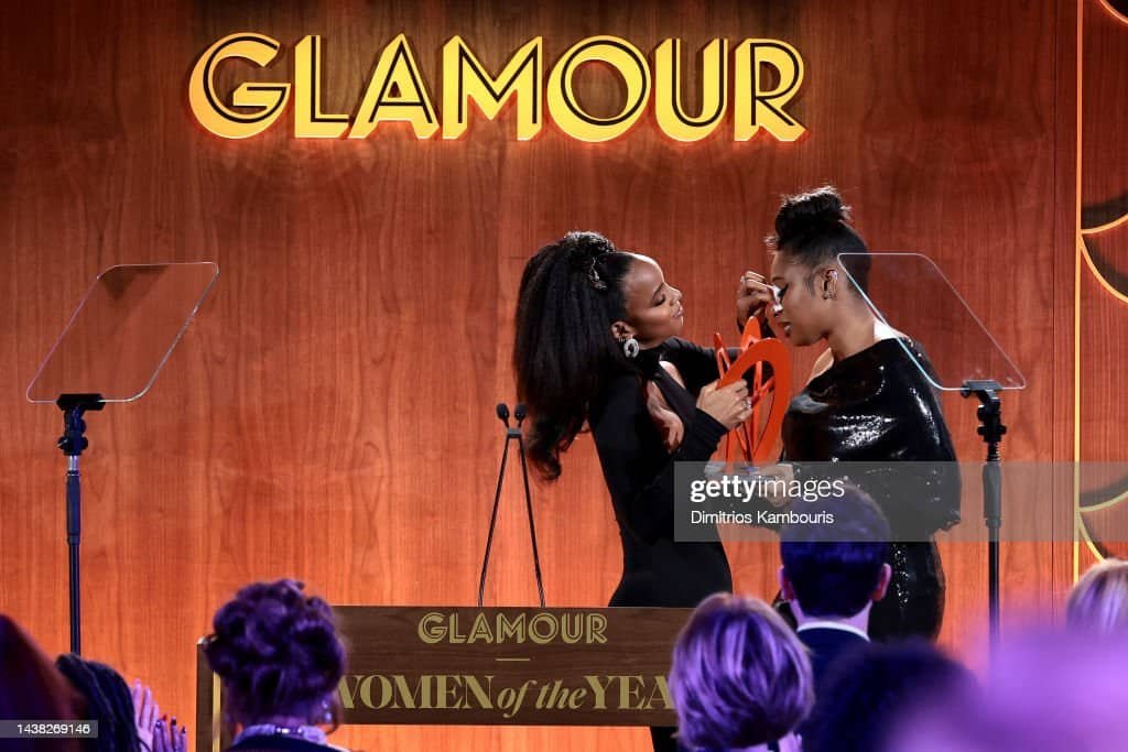Kelly Rowland Honored Jennifer Hudson at Glamour Women of the Year Awards
