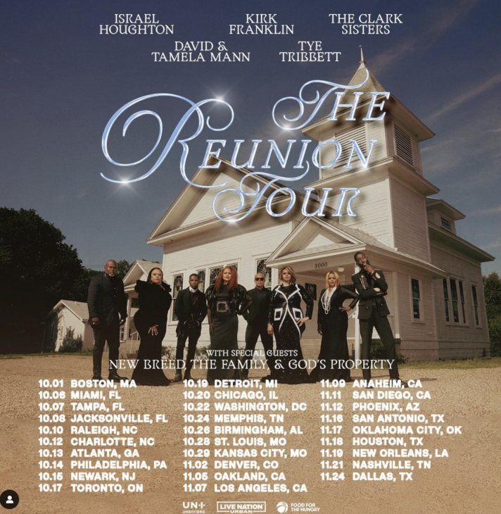 Kirk Franklin Announces Reunion Tour FIRSTLADYBEA