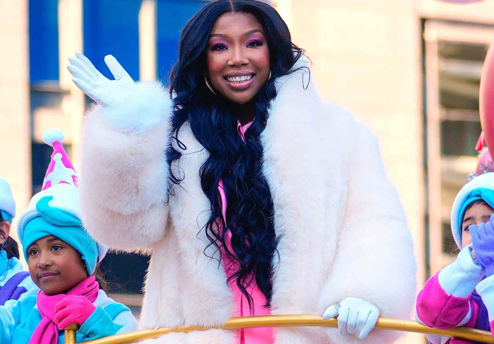 Brandy: The Princess of Christmas at Macy’s Thanksgiving Day Parade