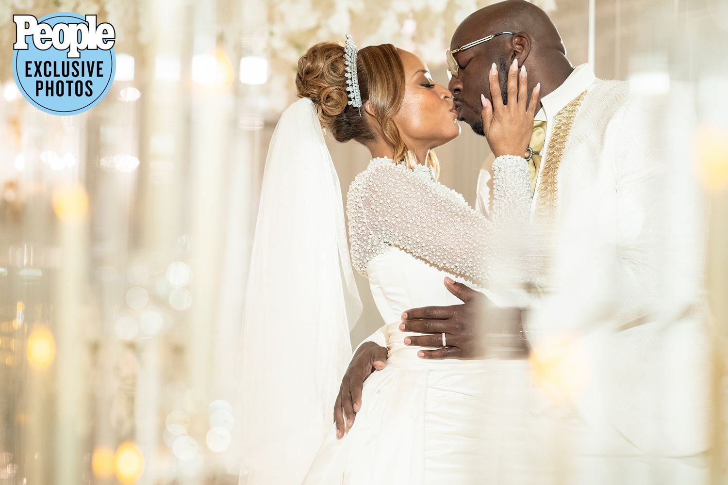 Omar Dorsey and  Crystle Roberson: pics from their intimate weekend wedding