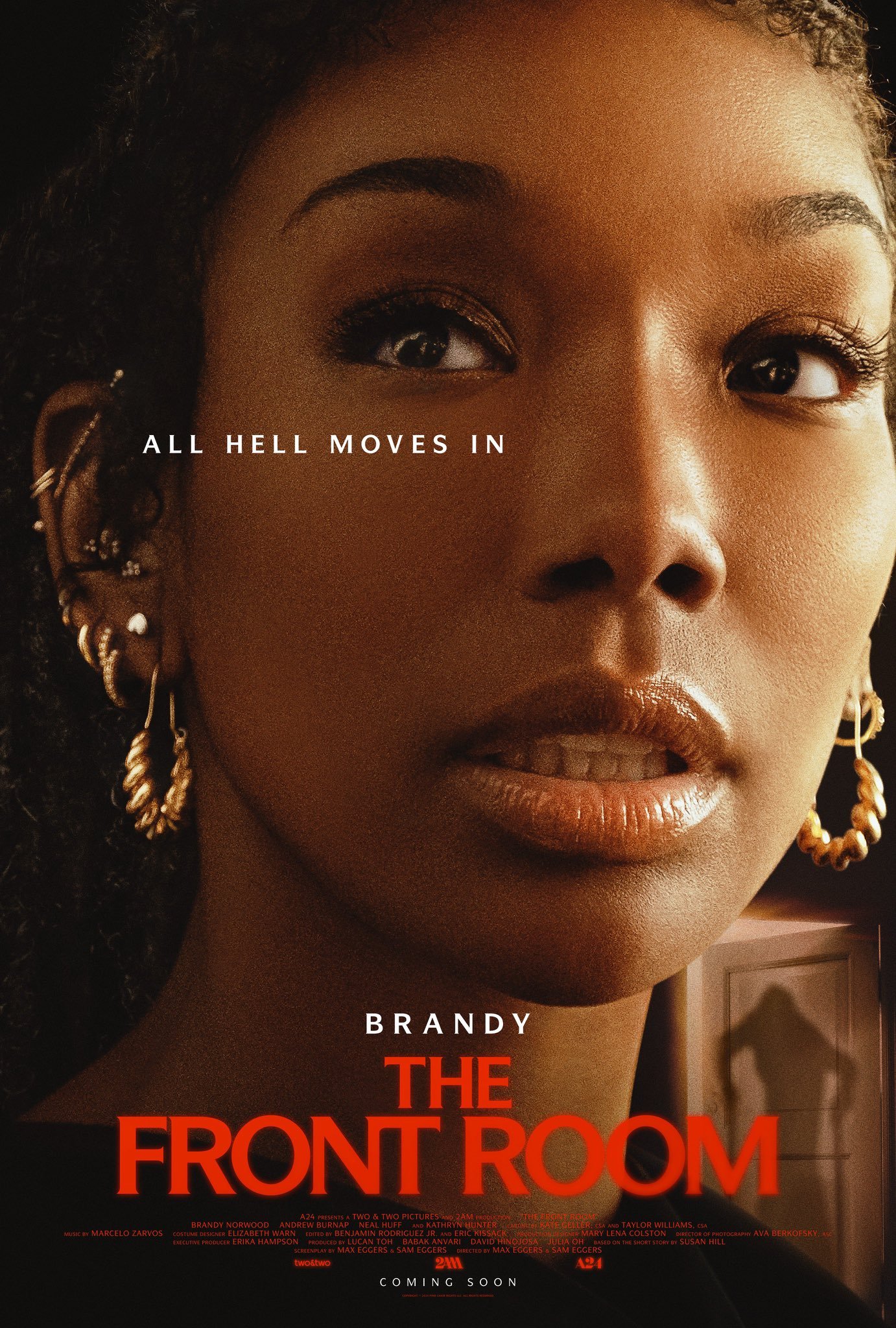The poster for ‘The Front Room’ starring Brandy is here!