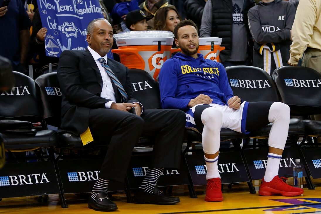 steph curry and his dad Dell