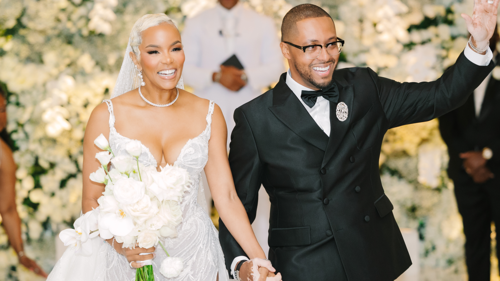 LaToya Luckett married Taleo Coles in Houston