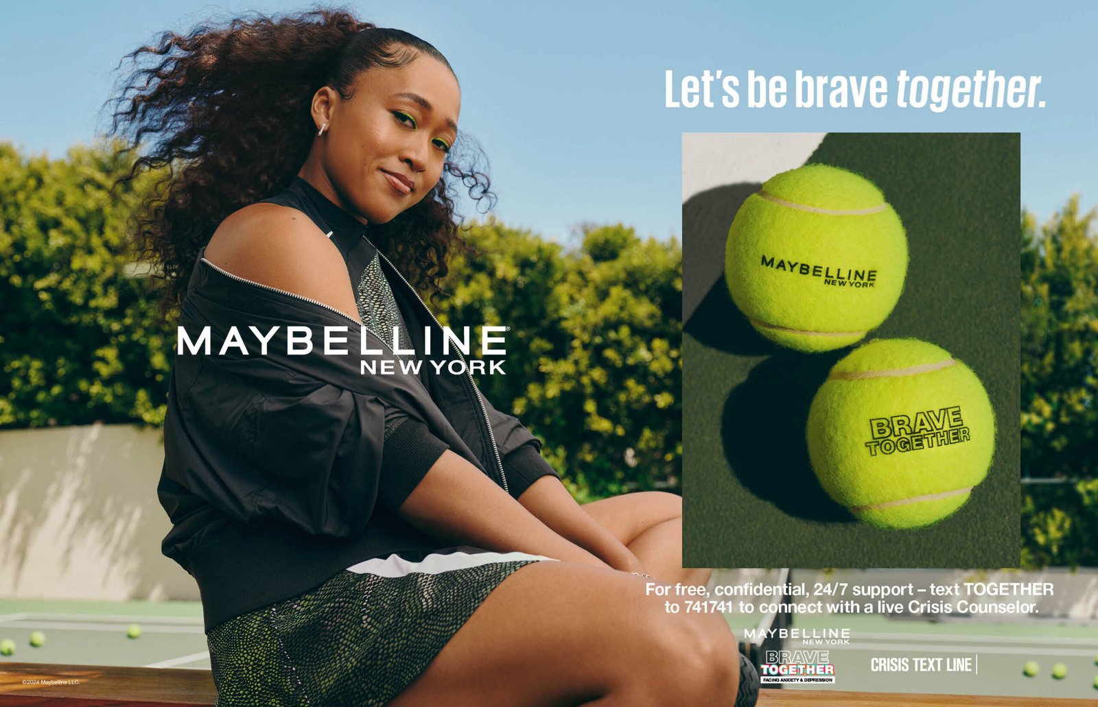 Naomi Osaka Named Maybelline Brave Together Global Ambassador